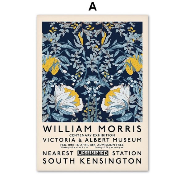 Уильям Моррис Постер