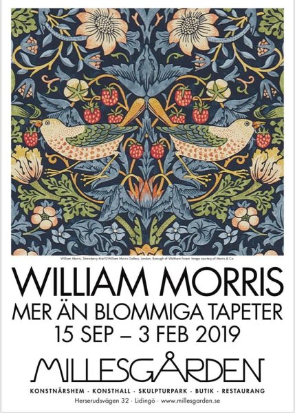 Постер Вильям Моррис 50 70