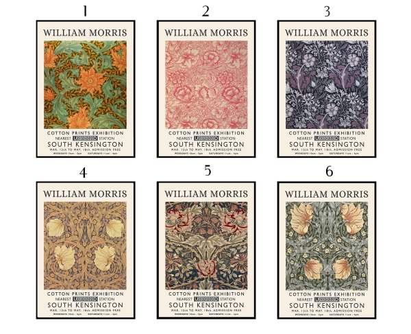 Уильям Моррис Постер