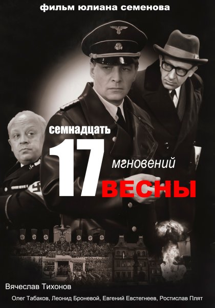 Семнадцать мгновений весны сериал 1973