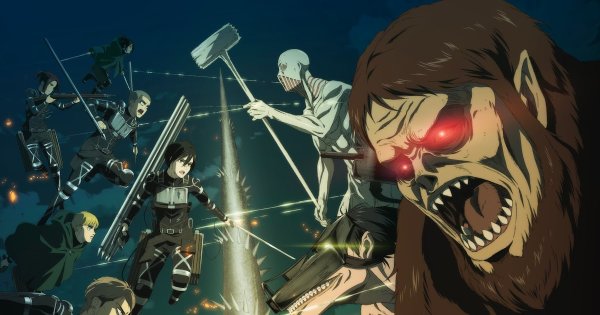 Атака титанов 1 сезон Постер