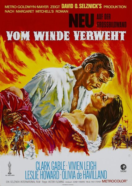 Унесенные ветром фильм 1939 Постер