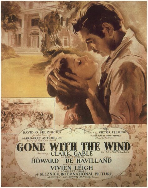 Унесённые ветром gone with the Wind, 1939