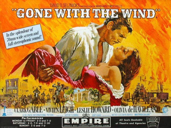 Gone with the Wind 1939 Постер