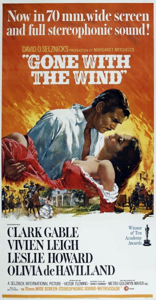 Унесенные ветром книга Постер