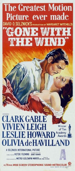 Унесенные ветром фильм 1939 Постер