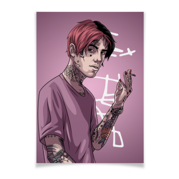Everybody's everything Lil Peep плакат