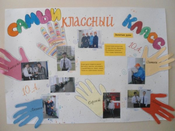 Идеи для плаката наш класс