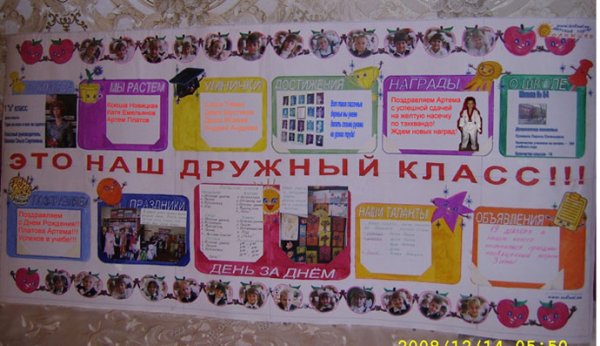 Классный уголок своими руками