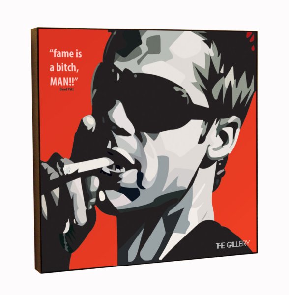 Брэд Питт арт Постер