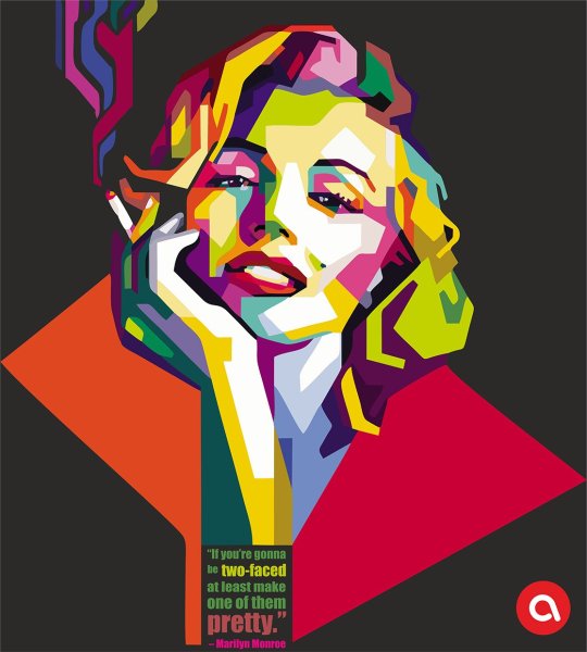 Фото в стиле поп арт