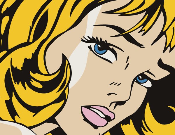 Плакат в стиле поп арт