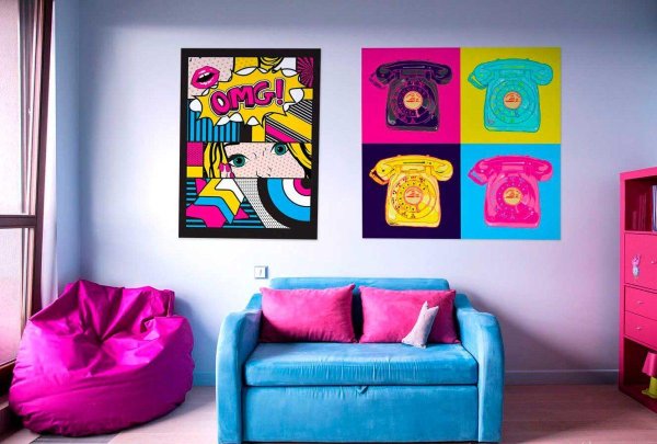 Винтажный Постер в стиле поп-арт