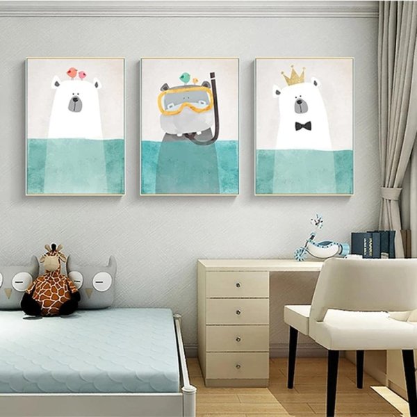 Постеры в интерьере детской