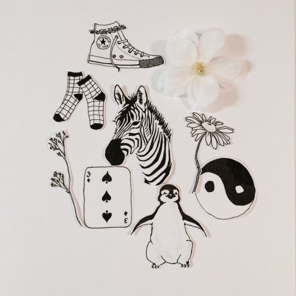 Эстетичные наклейки Энди КИД