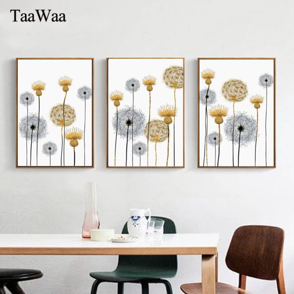 Постер "одуванчики"