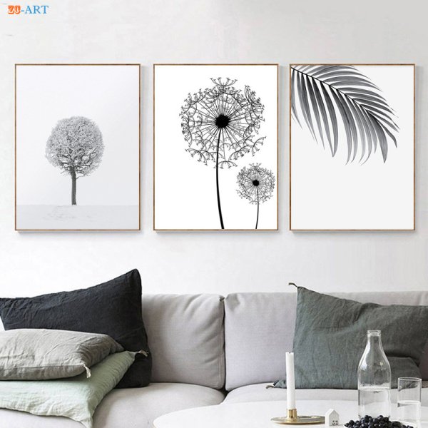 Одуванчик в скандинавском стиле