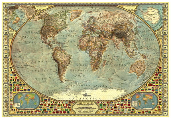 Старинная карта