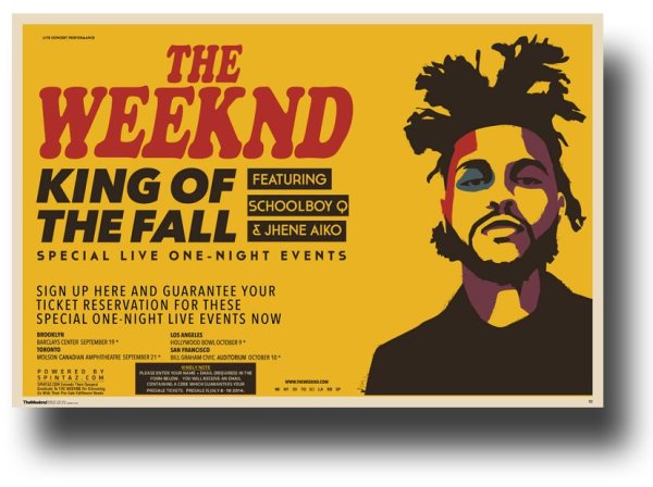 Афиша the Weeknd