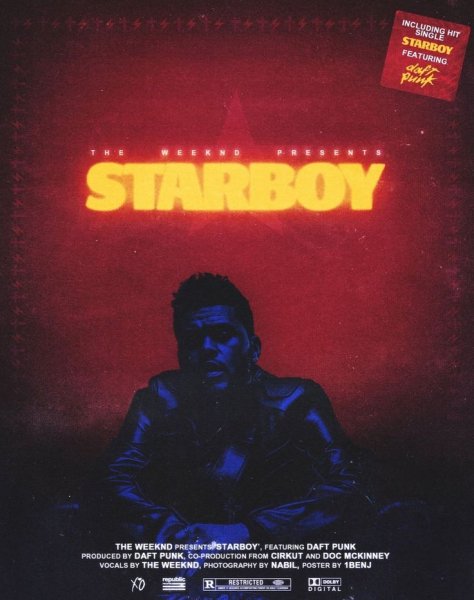 The Weeknd Starboy обложка