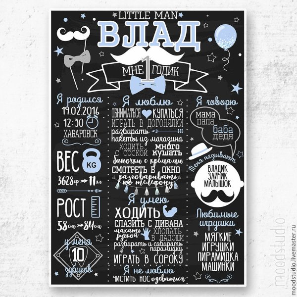 Метрика на меловой доске