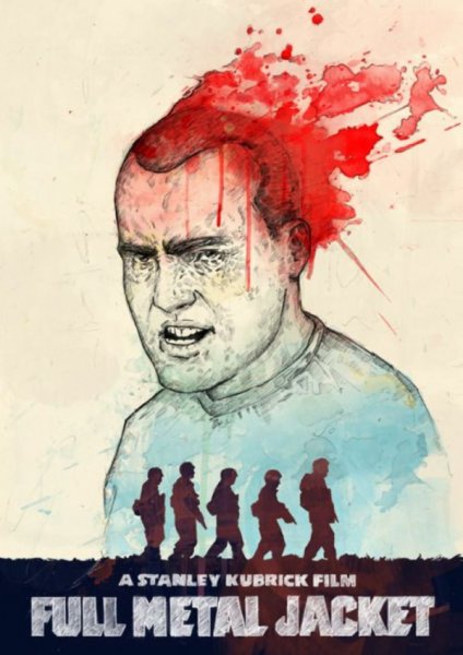 Цельнометаллическая оболочка фильм Постер