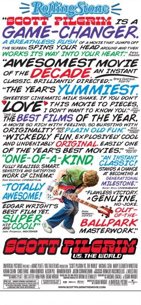 Scott Pilgrim vs the World Постер