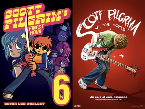 Скотт Пилигрим Постер комикса