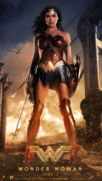 Чудо-женщина фильм 2017 Постер