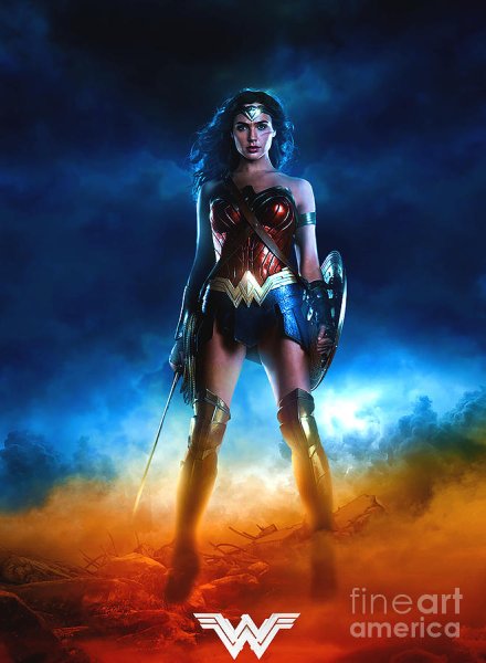 Чудо женщина плакат