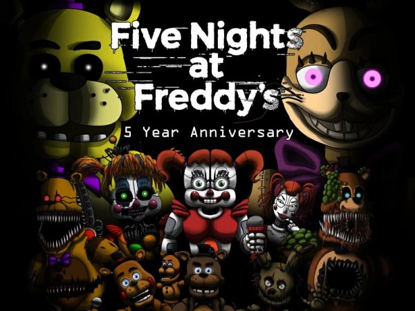 ФНАФ 5 Постер с Фредди