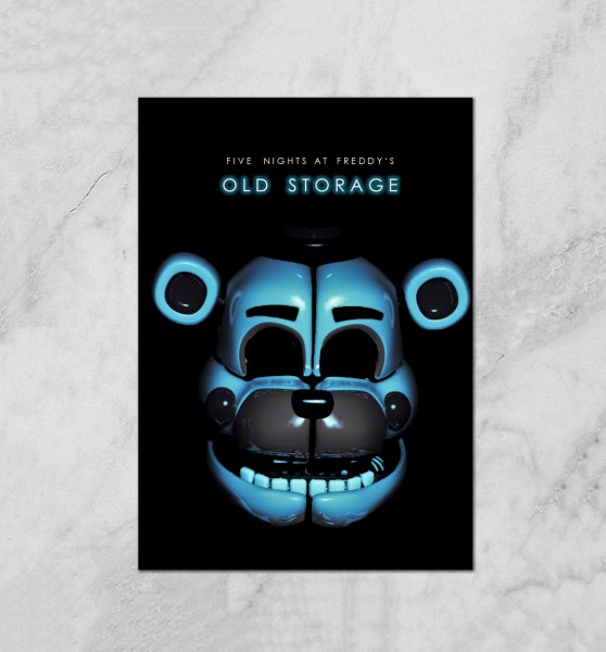 Плакат пять ночей с Фредди