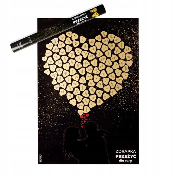 Скретч-Постер для влюбленных 100 дел