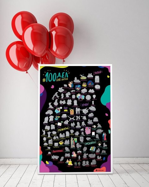 Скретч плакат для парочек