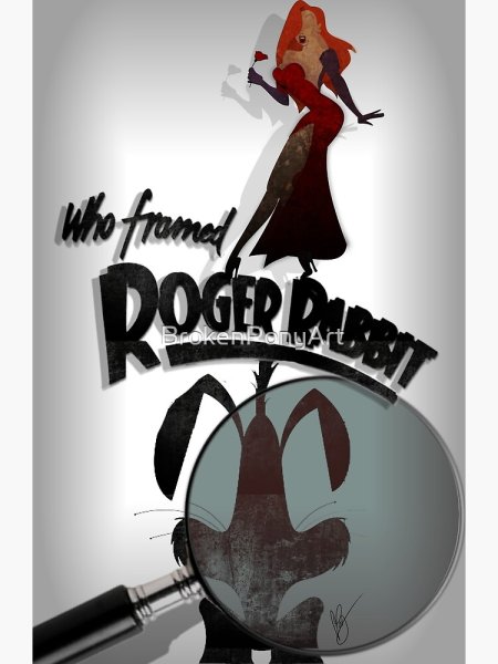 Кто подставил кролика Роджера Постер