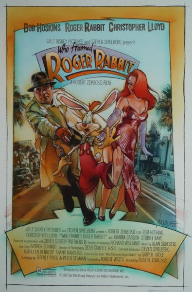 Плакат who framed Roger Rabbit