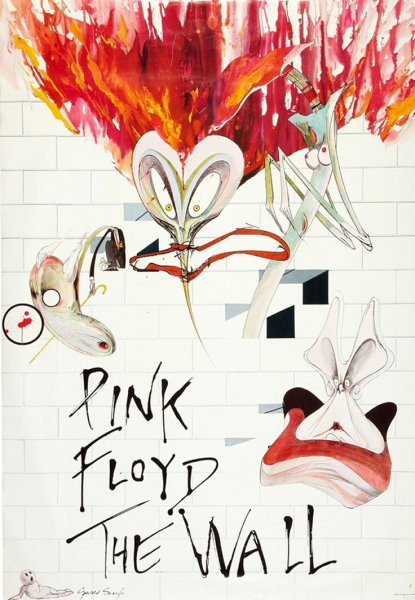 Pink Floyd the Wall 1982 Постер