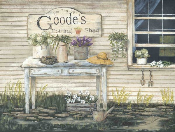 Постер в деревенском стиле