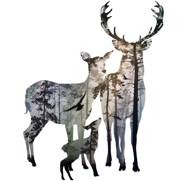 Животные в скандинавском стиле