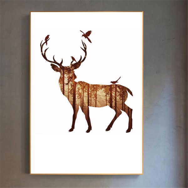 Олень в стиле Сканди