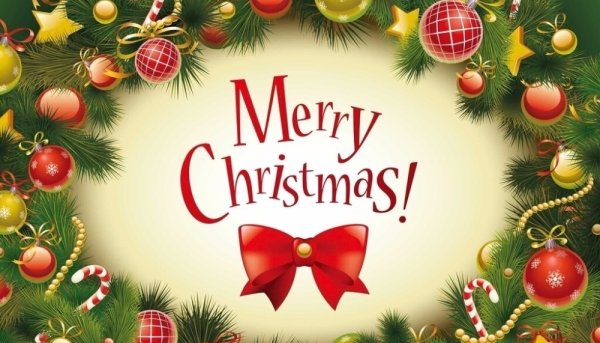 Новогодние Merry Christmas