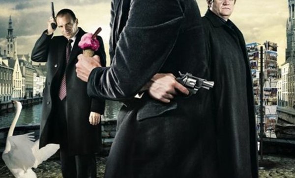 Залечь на дно в Брюгге фильм Постер