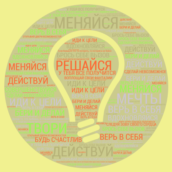 Постер верь в себя!