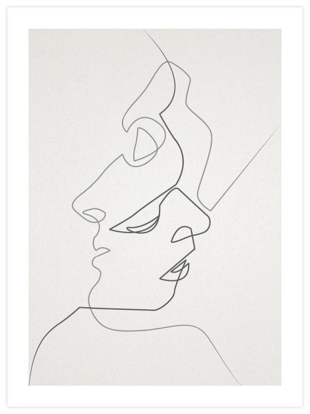 Два лица одной линией