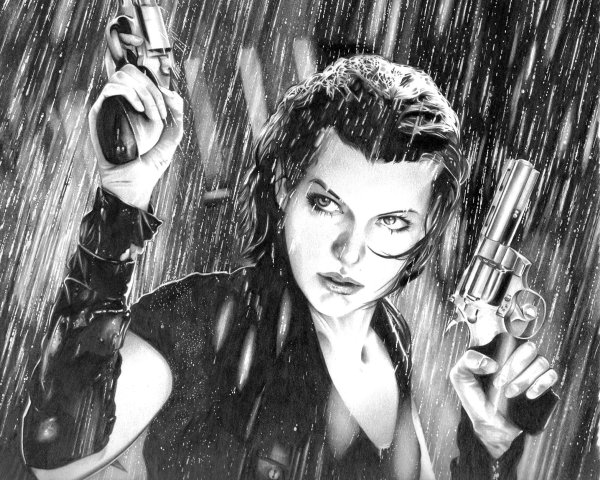 Мстители чб