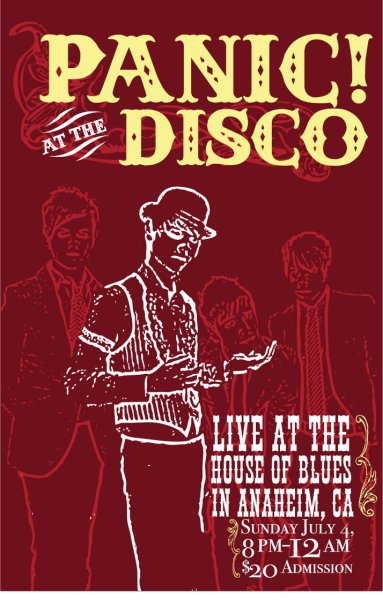 Panic at the Disco плакат