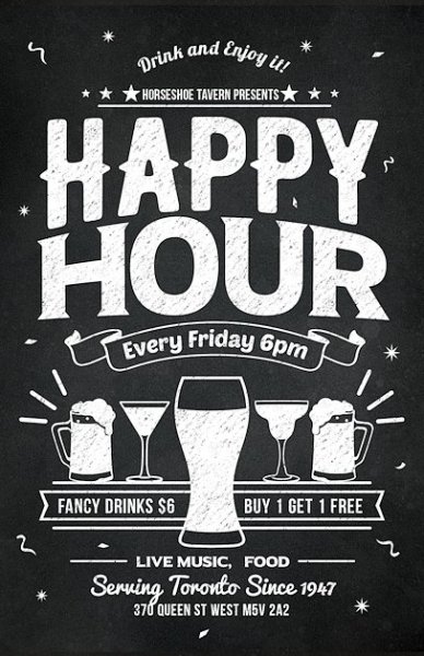 Постер для бара для печати