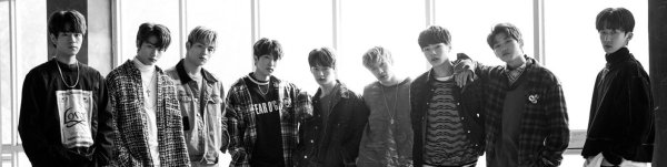 Stray Kids бело-чёрные