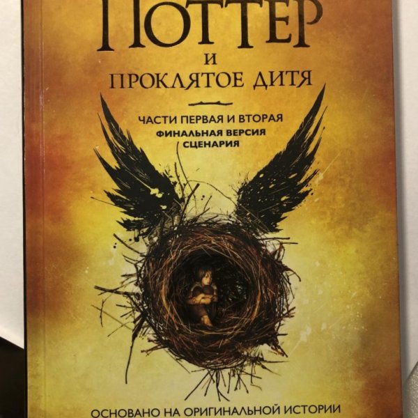 Гарри Поттер и Проклятое дитя обложка