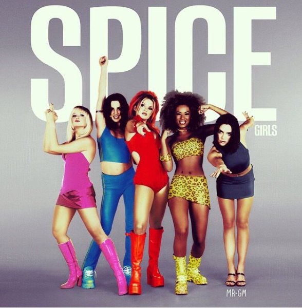 Спайс герлз плакаты 90-х